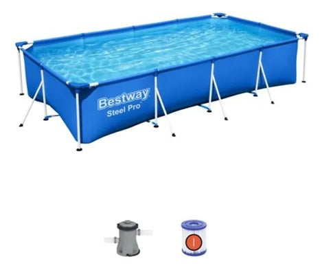 Piscina de 4,00 m x 2,11 m x 81 cm #56425