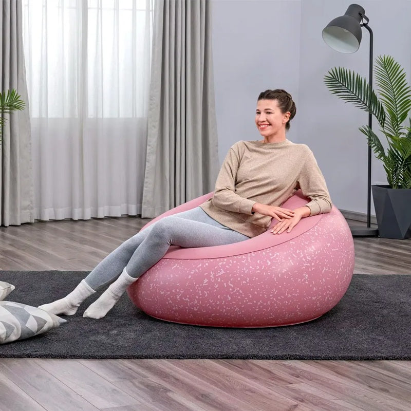Sillon Inflalble Rosa 1.12m x 1.12m x 66cm #75155
