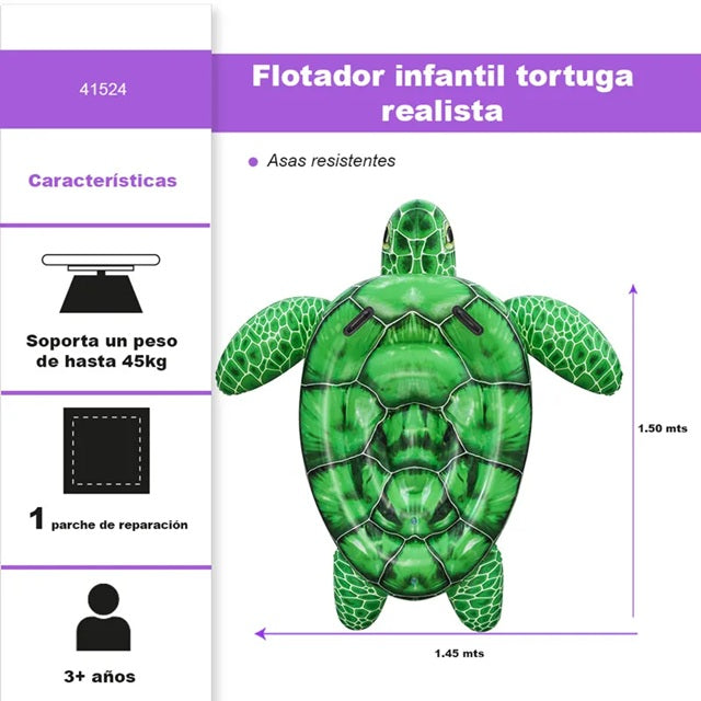 Montable Inflable Tortuga/1.50m x 1.45m #41524