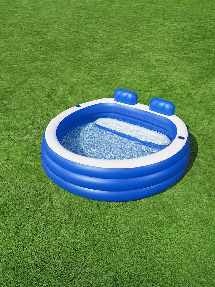 Piscina familiar Splash Paradise de 2,31 m x 2,19 m x 79 cm #54422