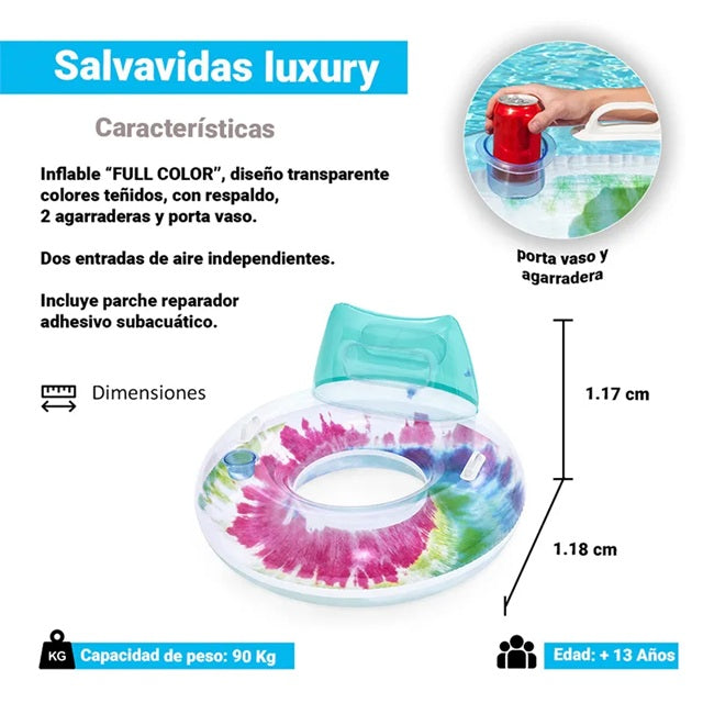 Salvavidas multicolor 1.18cm x 1.17cm #43637
