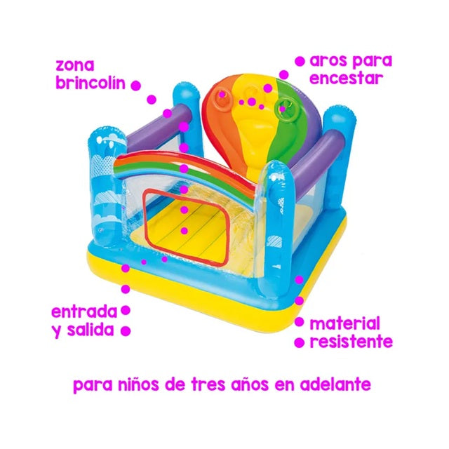BRINCOLIN ARCOIRIS 1.75 X 1.73 M X 1.37M #52269