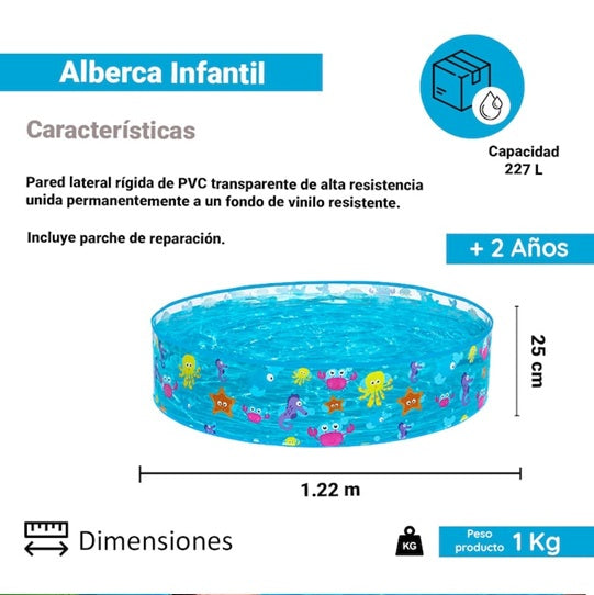 PISCINA RIGIDA REDONDA MARITIMOS #55028