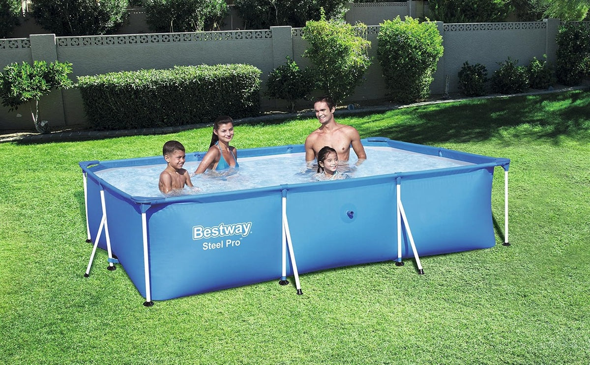 ALBERCA TUBULAR RECTANGULAR 3.00M X 2.01M X 66CM #56404