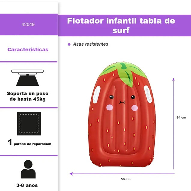 Tabla P/ Alberca de frutas 84cm x 56cm #42049