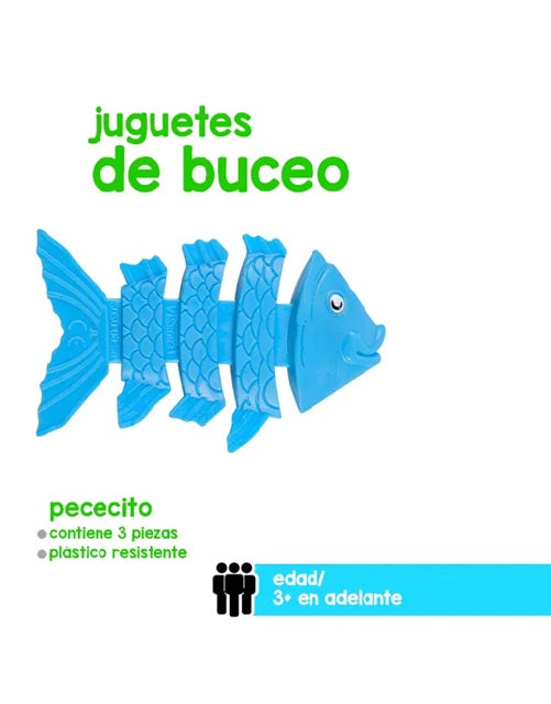 SET DE PECES JUEGO DE ALBERCA #26029