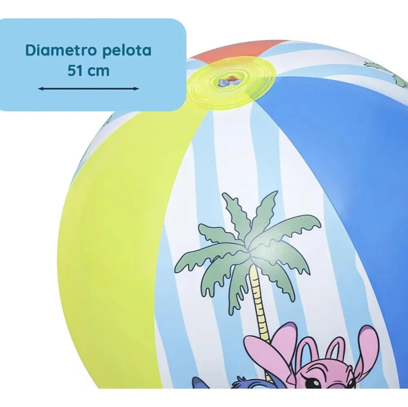 Pelota Playa Stitch 51cm #9104T