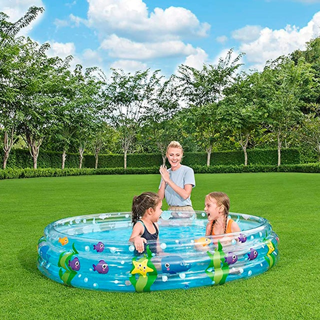 PISCINA TRANSPARENTE PECES 1.83M X 33CM #51005