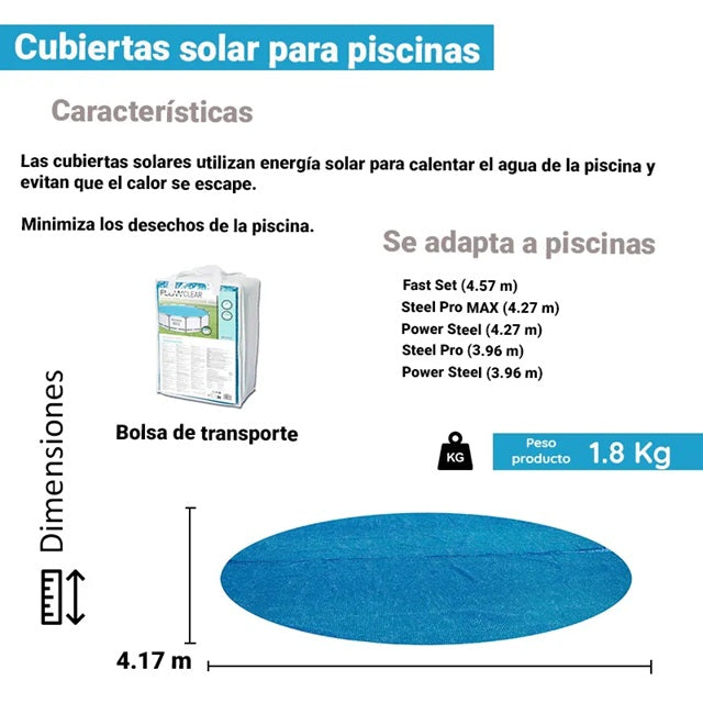 Cubierta de piscina solar #58252