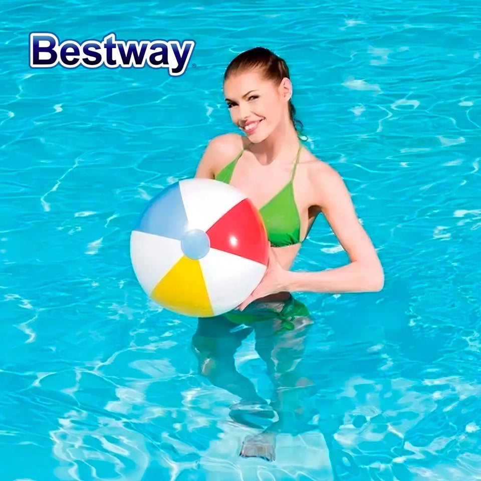 PELOTA DE PLAYA COLORES 51CM #31021
