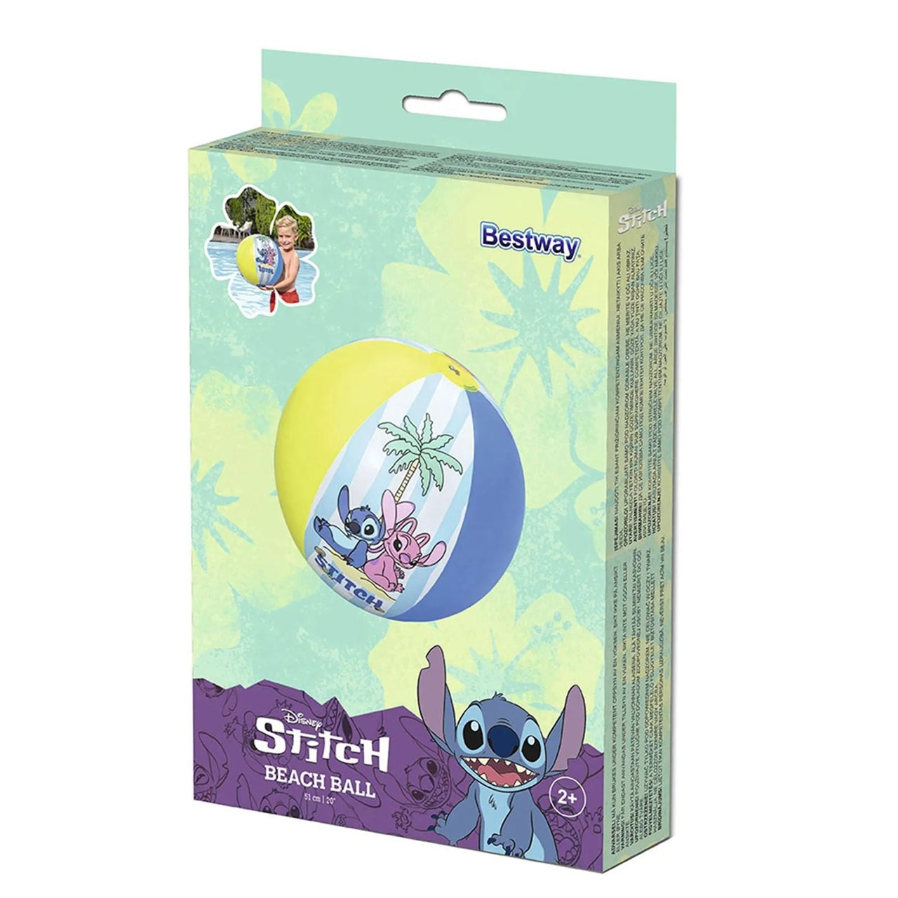 Pelota Playa Stitch 51cm #9104T