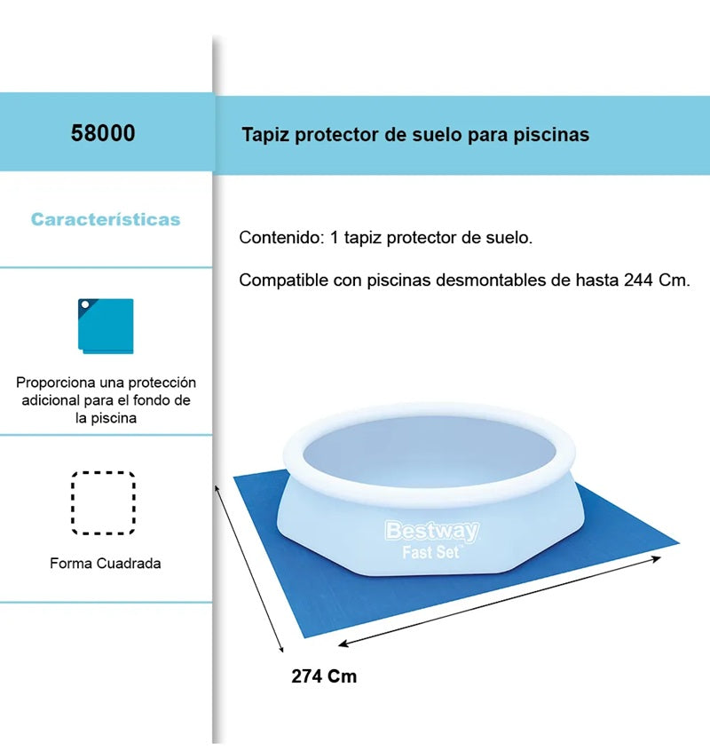 Suelo de Tela 2.74m x 2.74m #58000