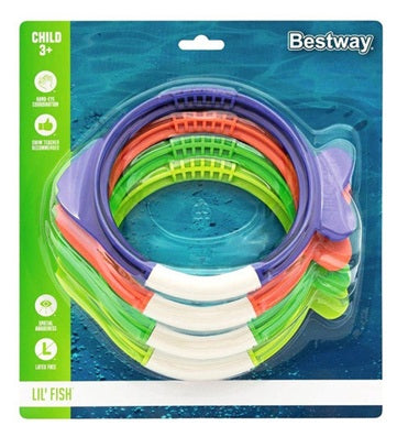 SET DE AROS DE PECES JUEGO PARA ALBERCA #26009