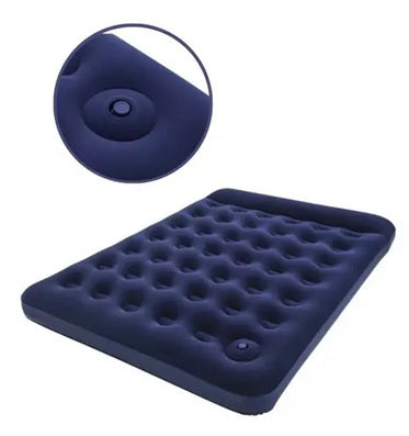 Colchón de aire Queen Bomba de pie incorporada 2,03 m x 1,52 m x 28 cm #67226