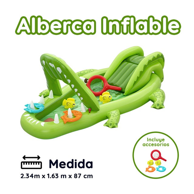 Centro de juegos Later Gator 2.34m x 1.63m x 87cm #53169