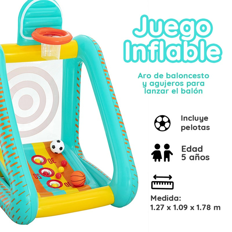 Juego Inflable 3-in-1 -1.27m x 1.09m x 1.78m #52813