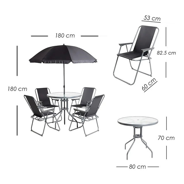 Set de jardin 6 piezas #GL-25-013