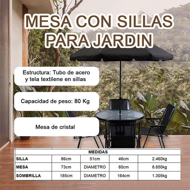 Set de jardin 6 piezas #GL-25-013