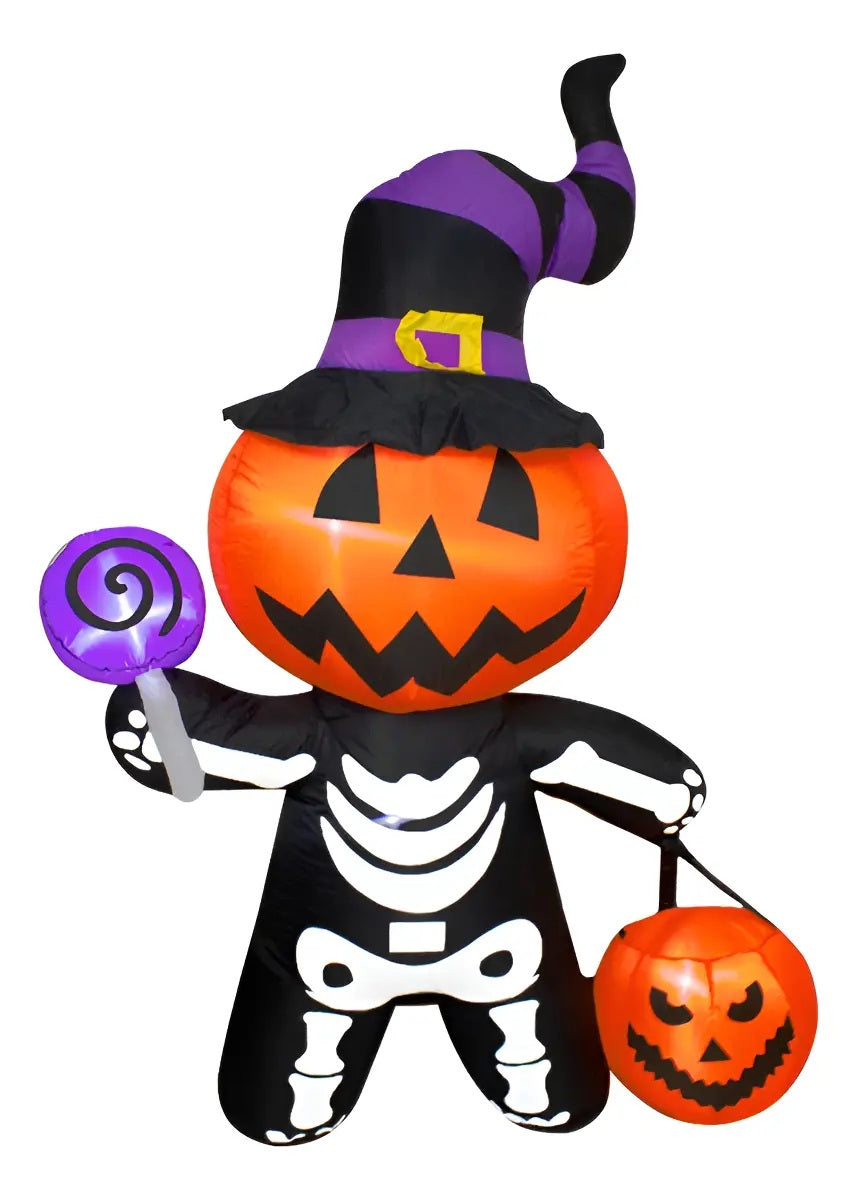 inflable Calabaza Esqueleto Halloween