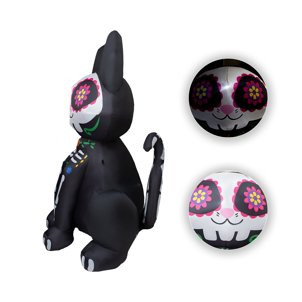 inflable Gato Catrin Halloween