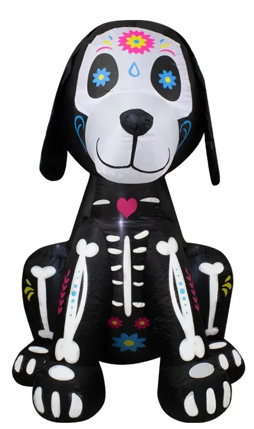 Inflable Perro Catrin Halloween