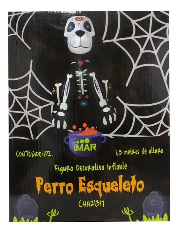 Inflable Perro Catrin Halloween