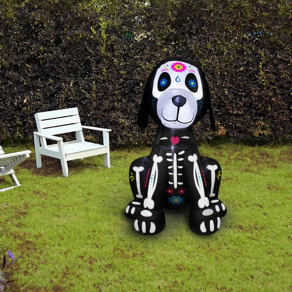 Inflable Perro Catrin Halloween