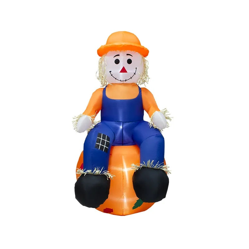 Inflable Espantapajaros en Calabaza Halloween