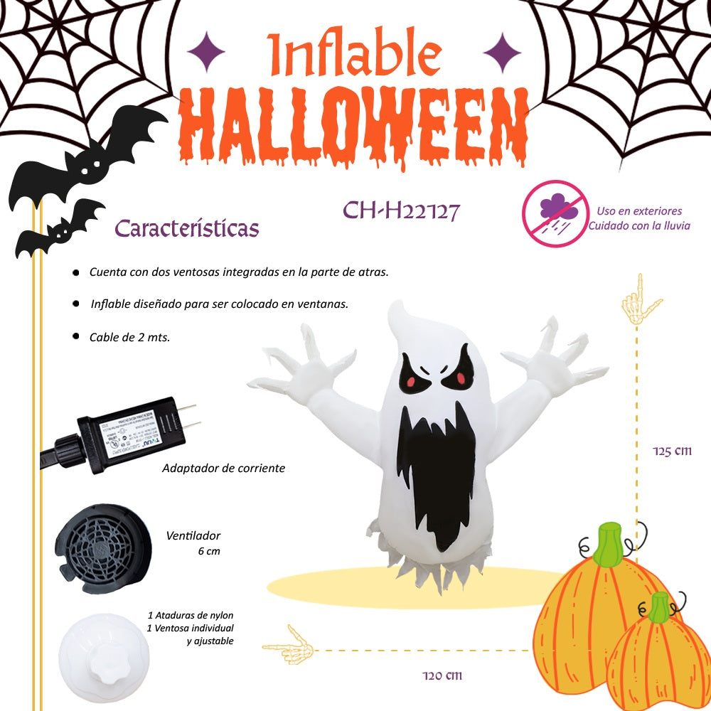 Inflable Fantasma Halloween