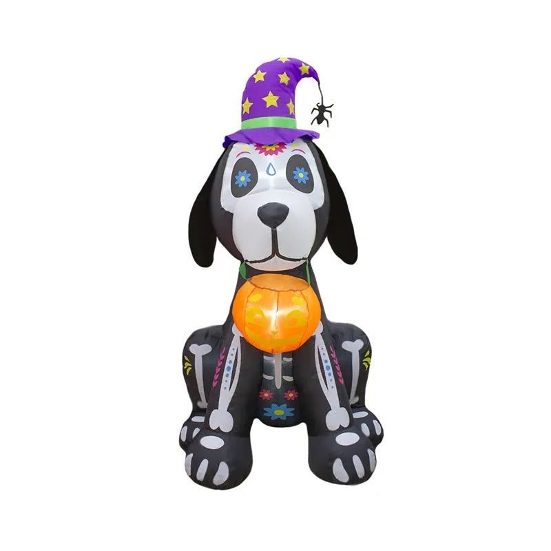 Inflable Perro Mago Halloween