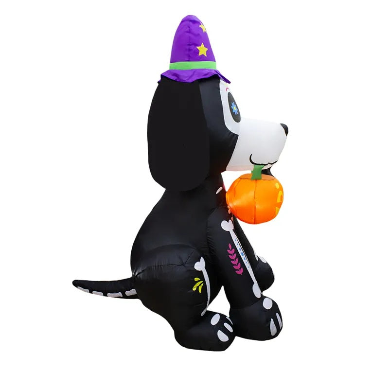 Inflable Perro Mago Halloween