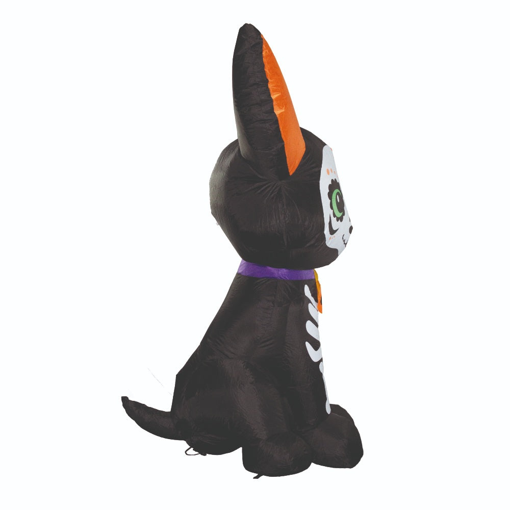 Inflable perro chihuahua catrín Halloween
