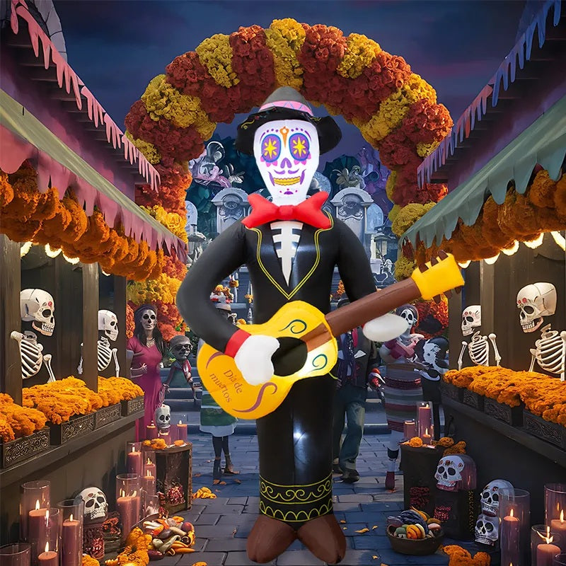 Inflable Mariachi Catrin Halloween
