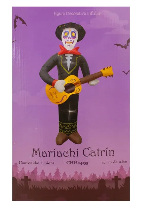 Inflable Mariachi Catrin Halloween