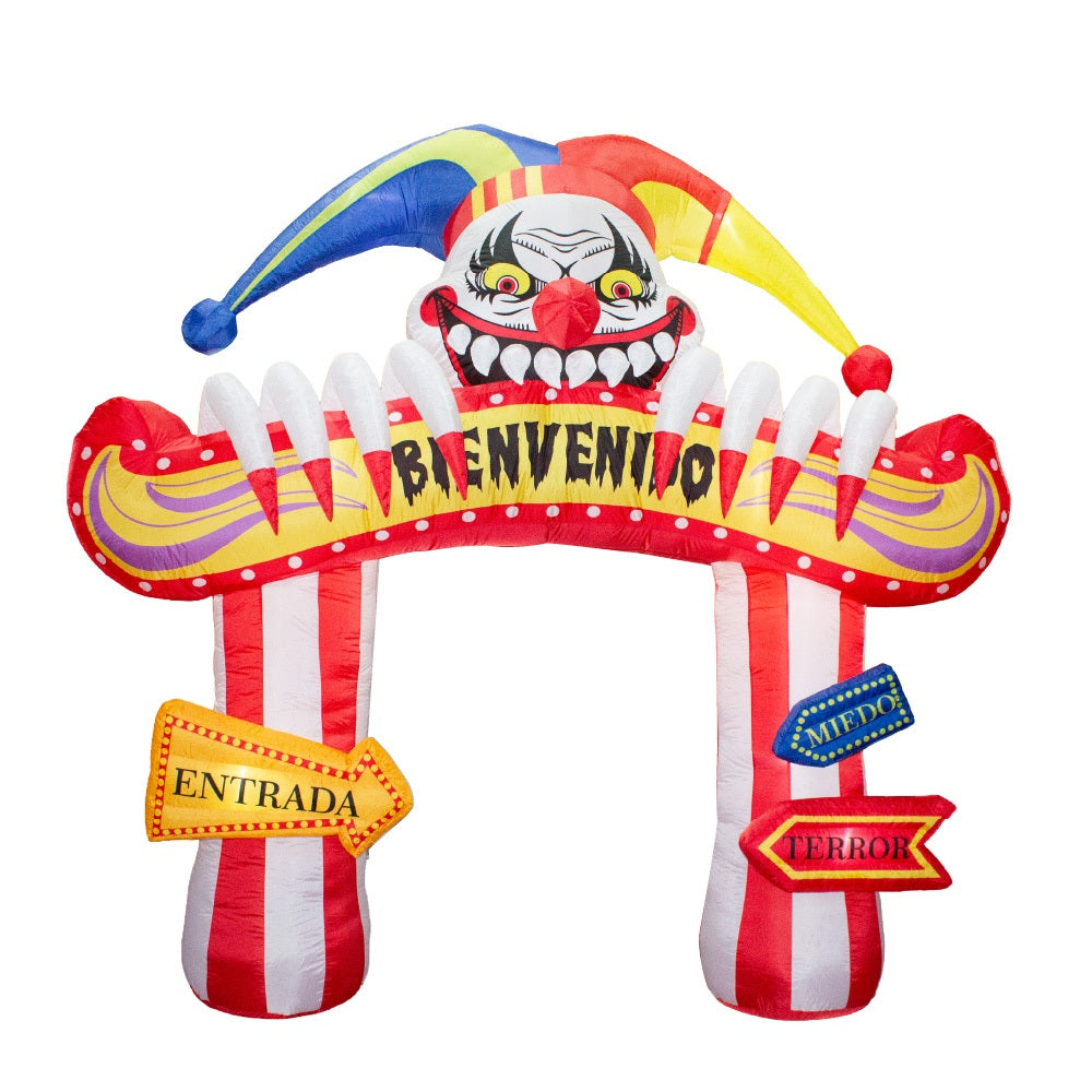 Inflable Arco Payaso Halloween
