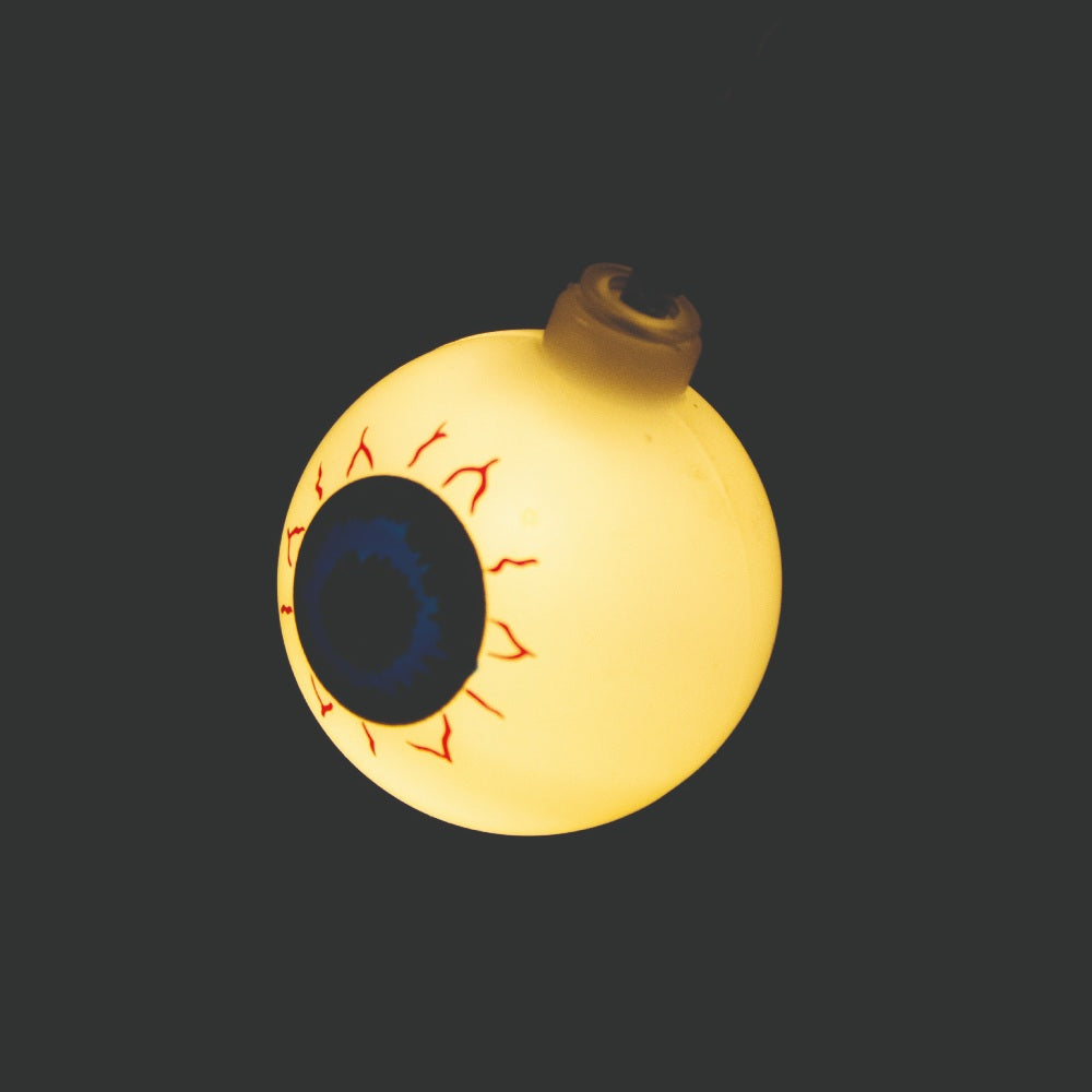 Luces Forma De Ojo De Halloween 20luces Led Luz Amarilla