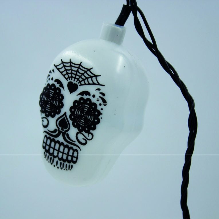 Serie De Luz Led Calaverita Mexicana 20 Focos 3.5 Mts