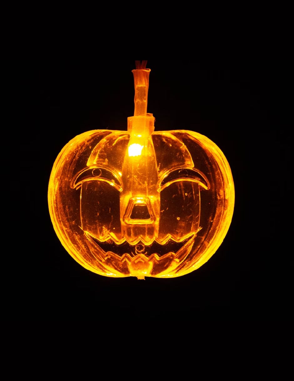 Serie De Luz Led Calabaza Plana Naranja 20 Focos 4.50 Mts🎃🎃🎃🎃🎃🎃