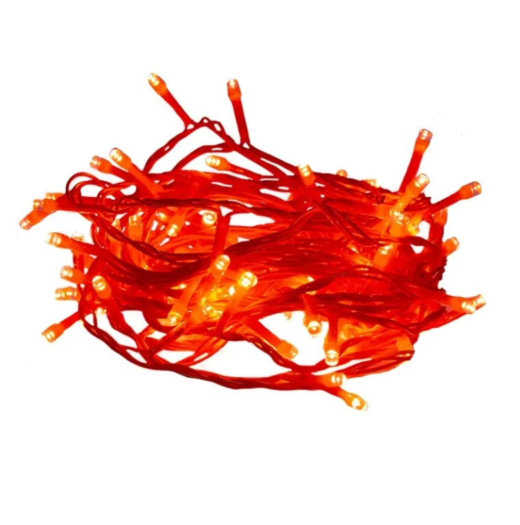 Serie led naranja halloween 300 leds