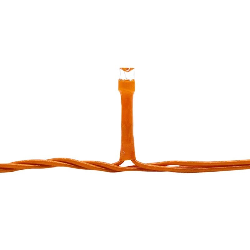 Serie led naranja halloween 300 leds